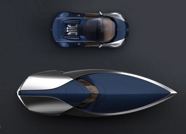 Concept de bateau de course Bugatti