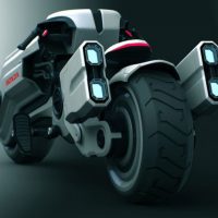 Concept moto chopper Honda - Peter Norris - 1