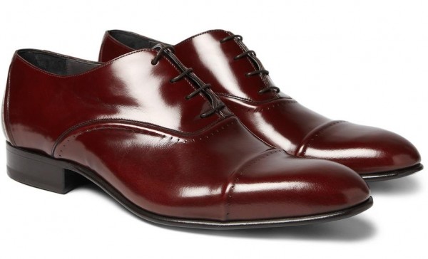 Chaussures en cuir Oxford, par Lanvin