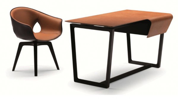 Bureau Fred, par Roberto Lazzeroni pour Poltrona Frau