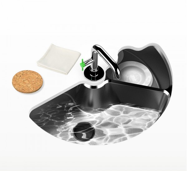 Concept d'évier lave-vaisselle, par Ahhaproject pour Electrolux