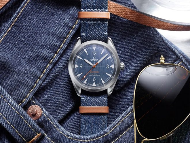 Omega Railmaster Denim