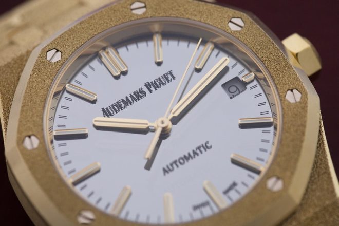 Royal Oak Frosted Gold Audemars Piguet revisitée