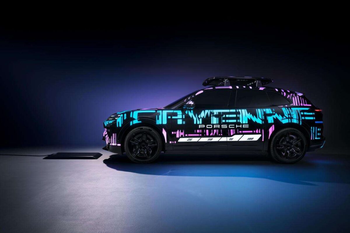 Porsche cayenne electrique induction