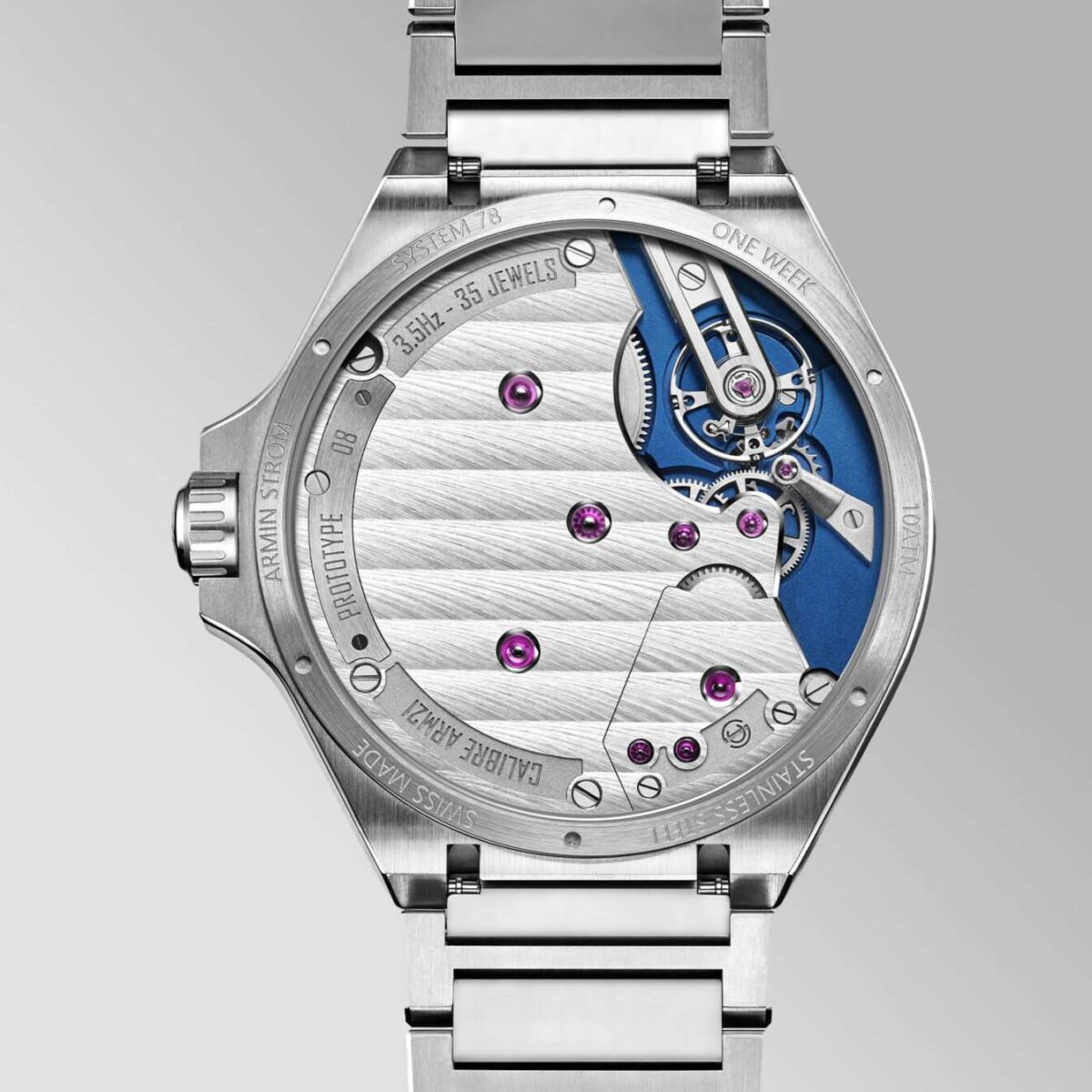 Armin strom one week manufacture edition blue 6