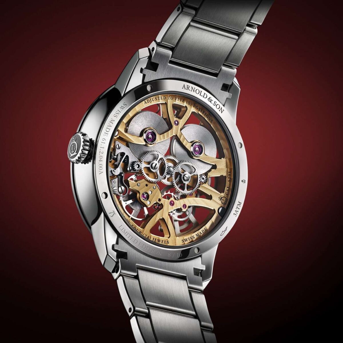 Arnold and son nebula 40 steel ahmed seddiqi 75th anniversary edition 4