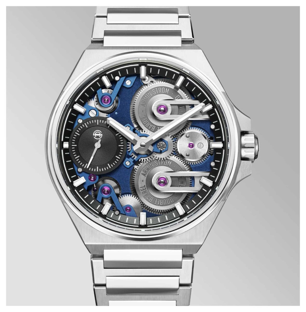 Cadran de larmin strom one week manufacture edition blue 2013x2048