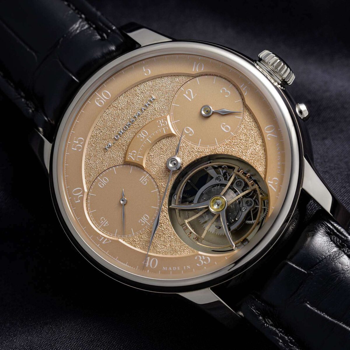 Moritz grossmann tourbillon titanium and tourbillon