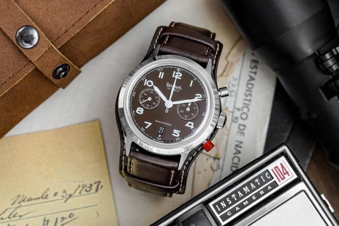 Hanhart 417 es mocha flyback date 1