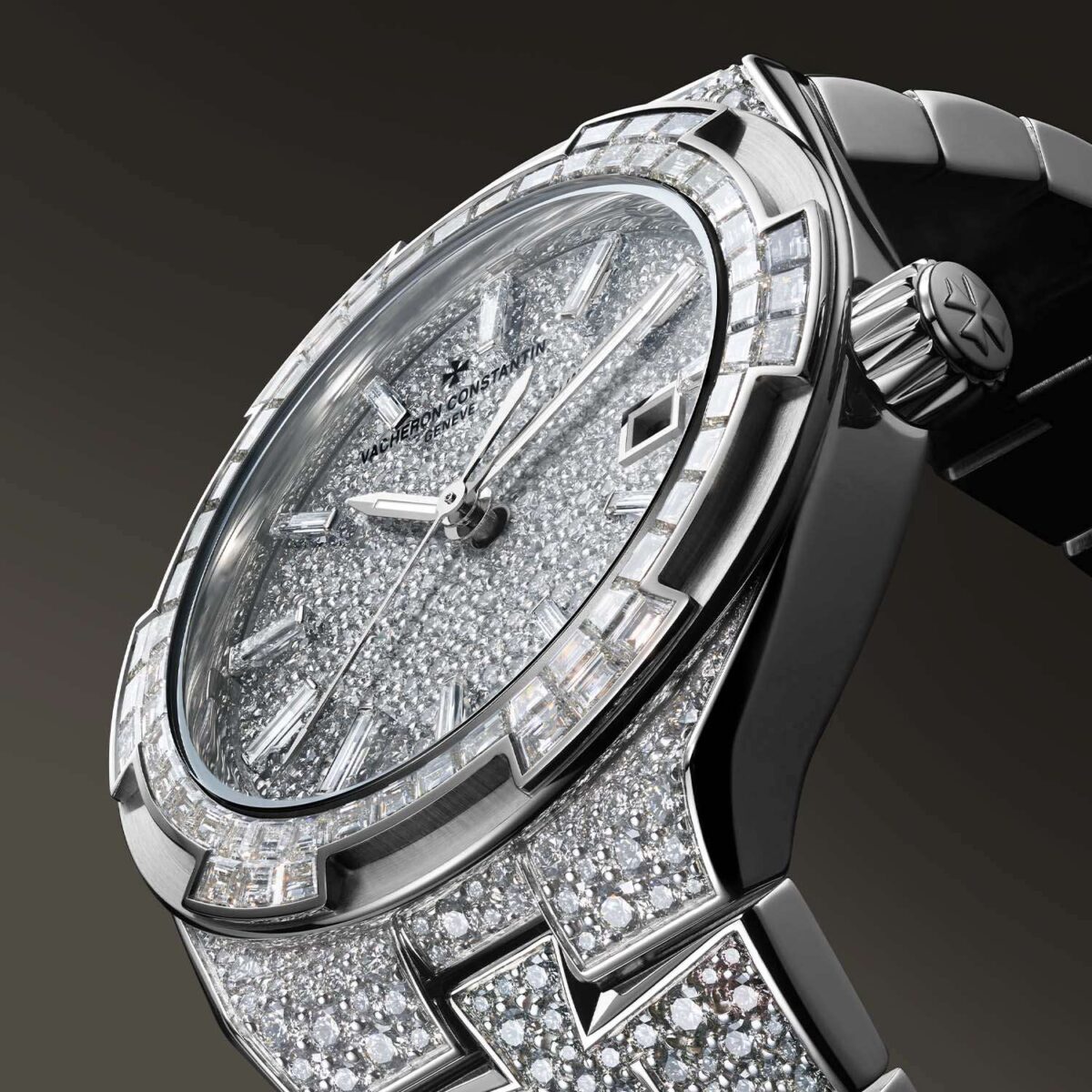 Vacheron constantin overseas self winding 35mm high jewellery full diamond 7