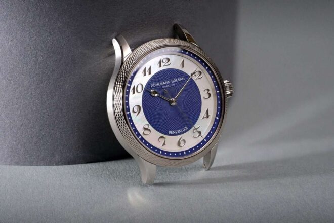 Pohlmann bresan x benzinger unique piece guilloche case and dial 4