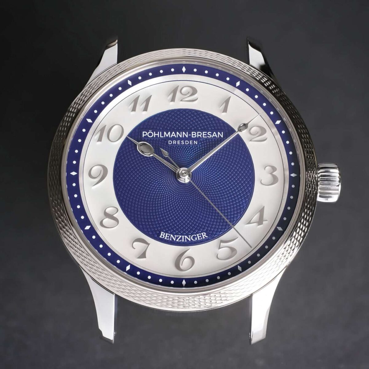 Pohlmann bresan x benzinger unique piece guilloche case and dial 5