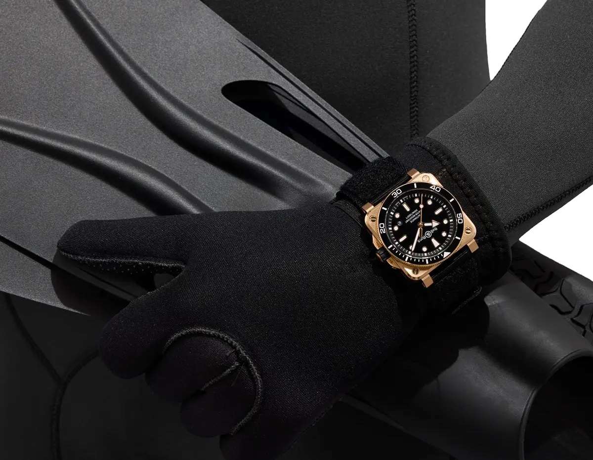 Bell ross br 03 diver black bronze
