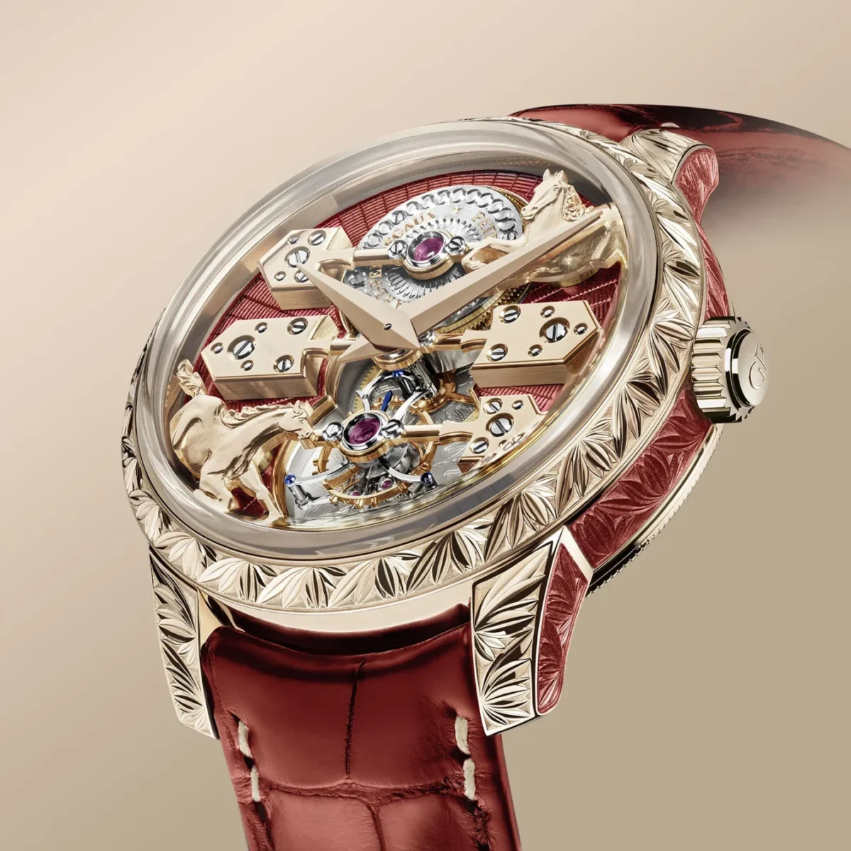 Girard perregaux la esmeralda tourbillon a secret eternity edition red year of the horse 2026 4