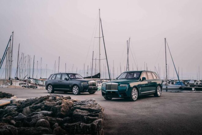 Rolls royce cullinan yachting