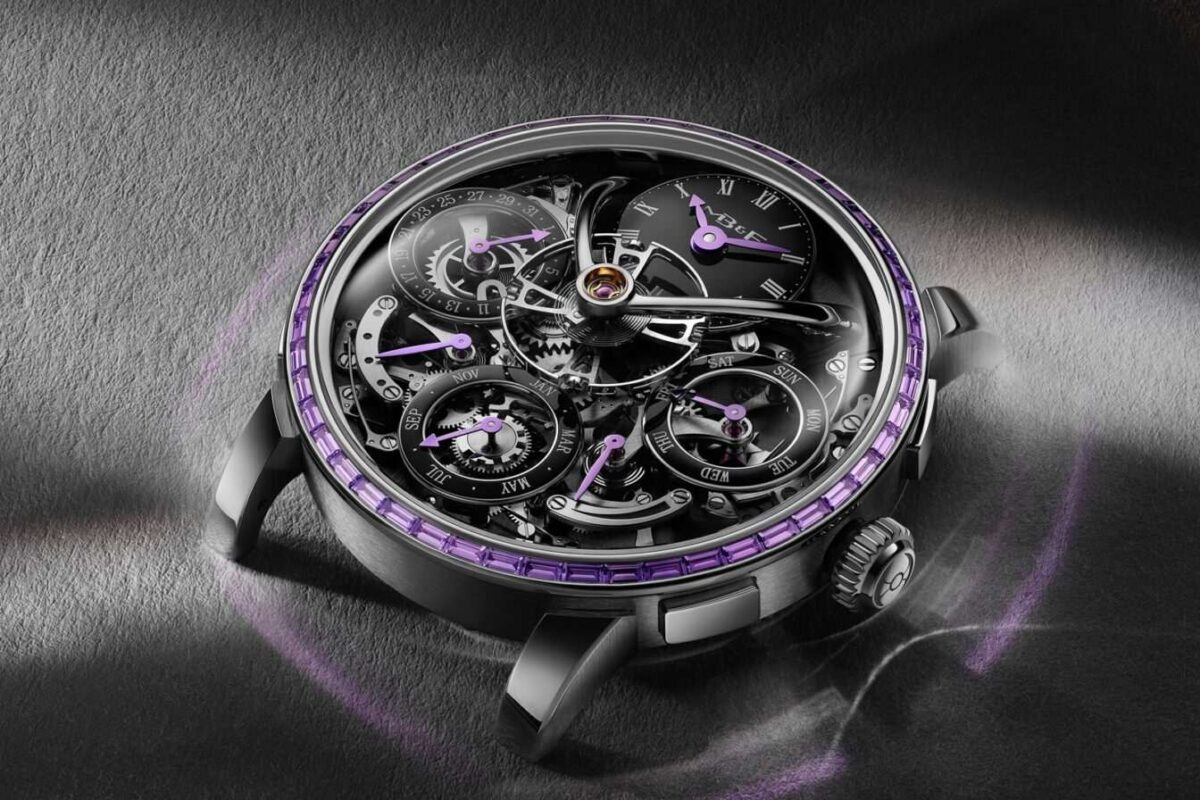 Mbf legacy machine lm perpetual chromatic editions trio white gold purple sapphire