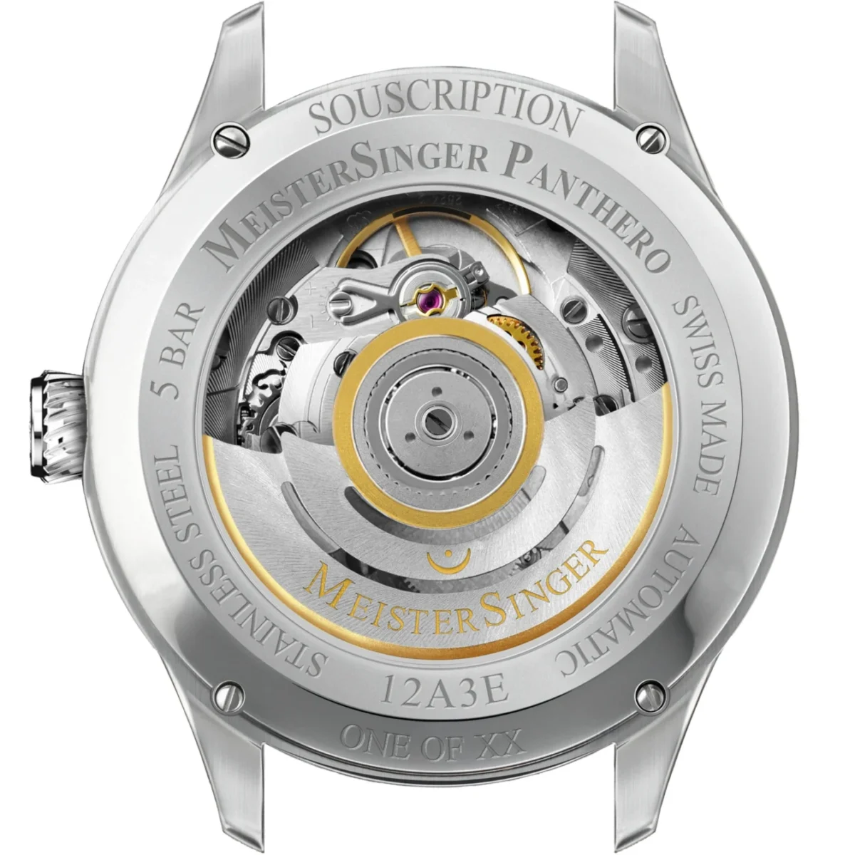 Meistersinger panthero jumping hour guilloche 3