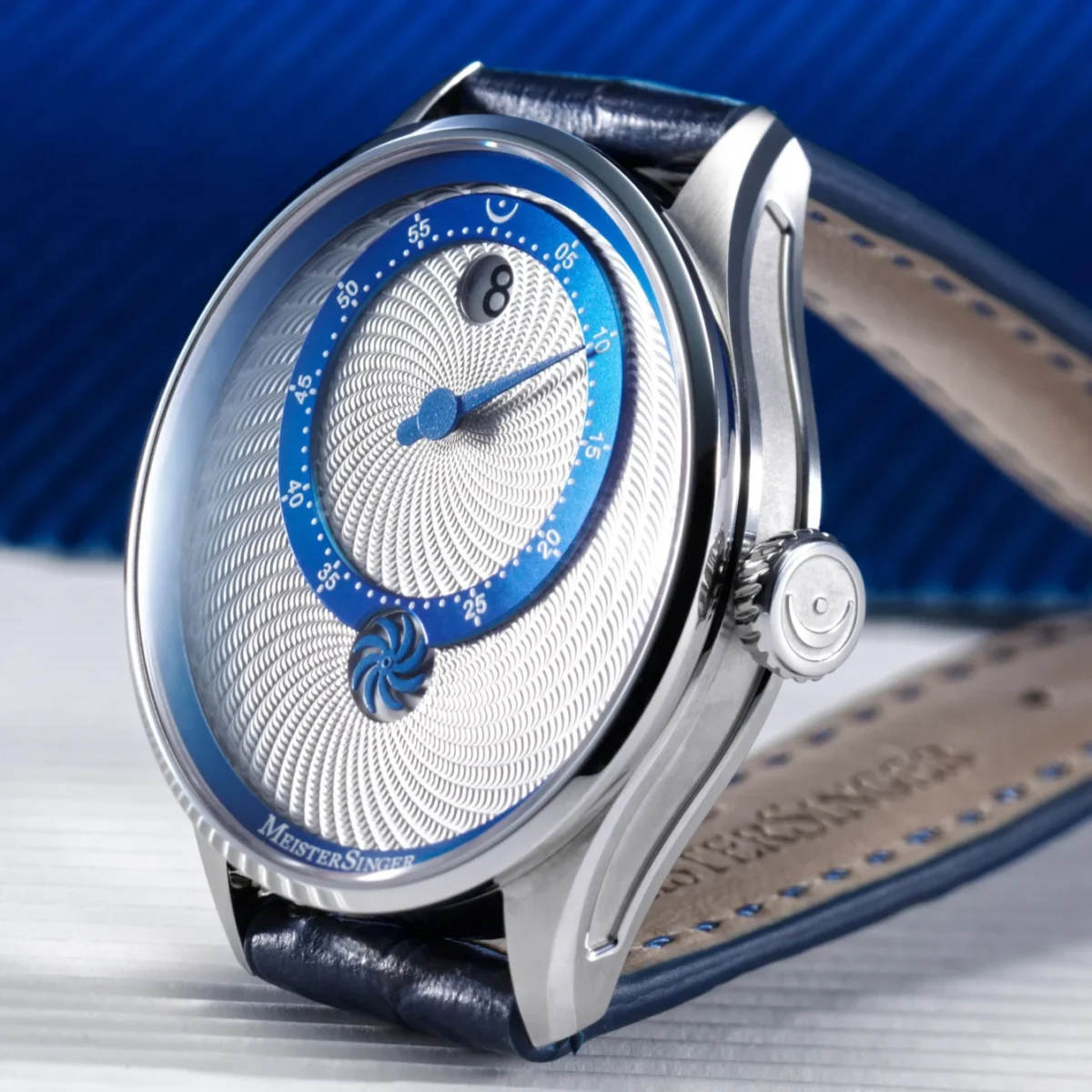 Meistersinger souscription panthero jumping hour guilloche 2