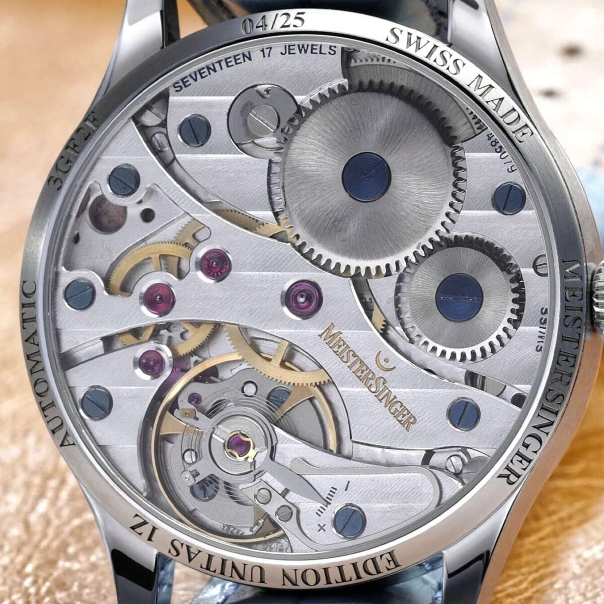 Meistersinger unitas 1z edition enamel dial 3