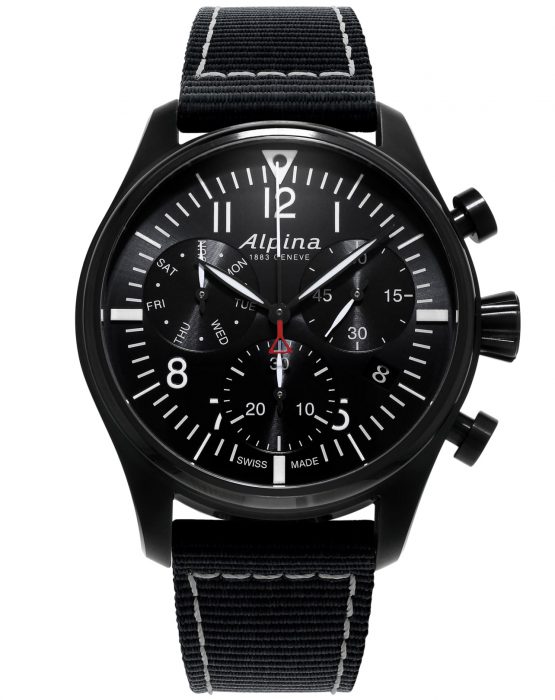 Startimer Pilot Chronograph Quartz noir