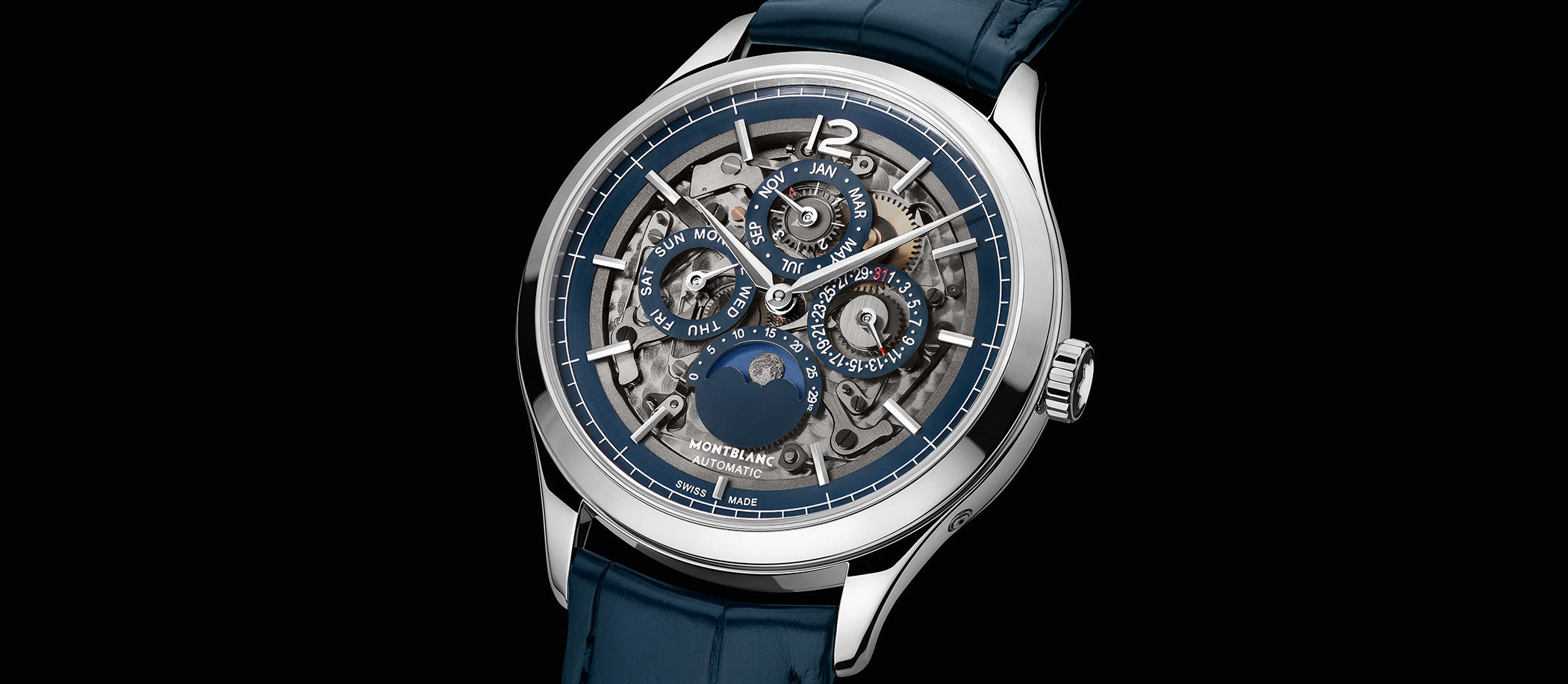Chronométrie Perppetual Calendar Sapphire de Montblanc