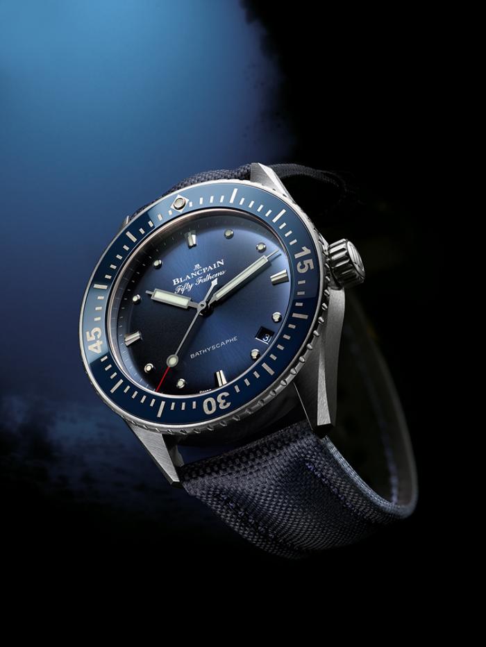 Fifty Fathoms Bathyscaphe Bleu Blancpain