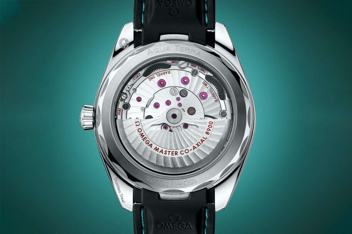Omega aqua terra 150m turquoise movement