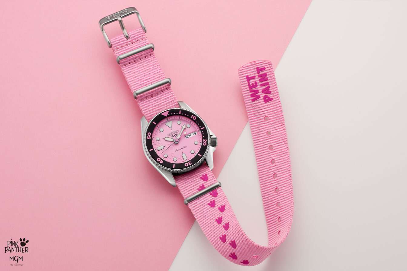 Seiko 5kx srpm07 pink panther lifestyle