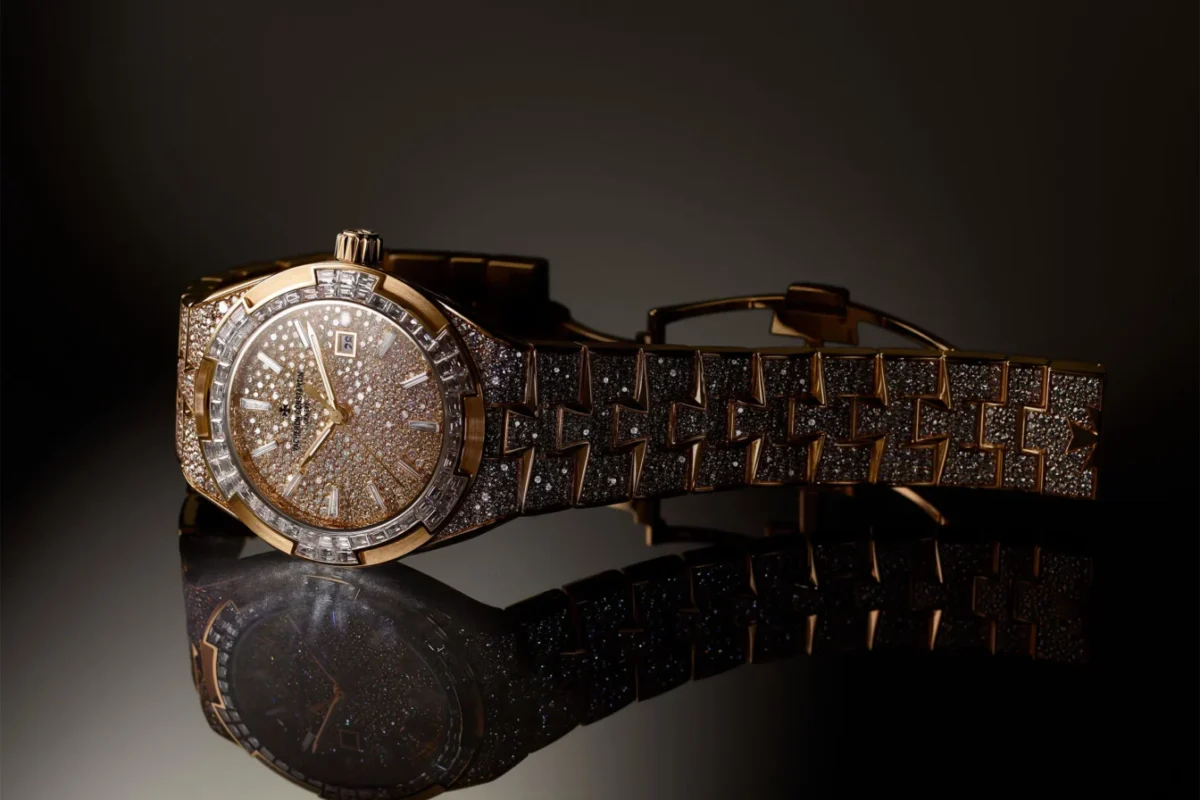 Vacheron constantin overseas self winding 35mm high jewellery full diamond 8