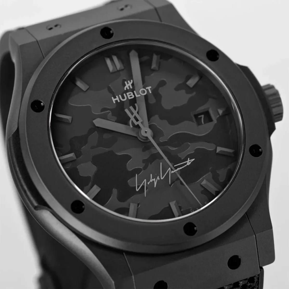 Hublot classic fusion yohji yamamoto all black 2