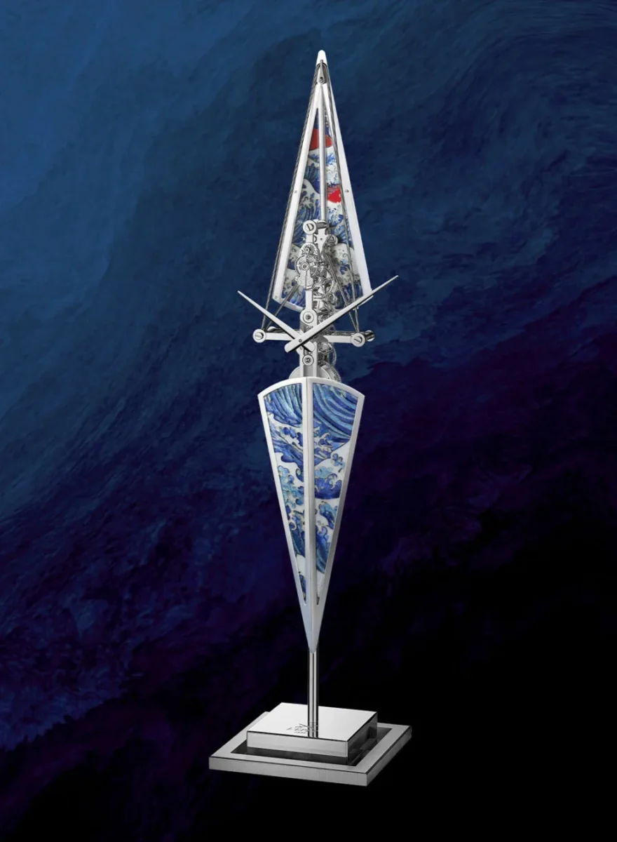 Lepee 1839 regatta vertical clock 3