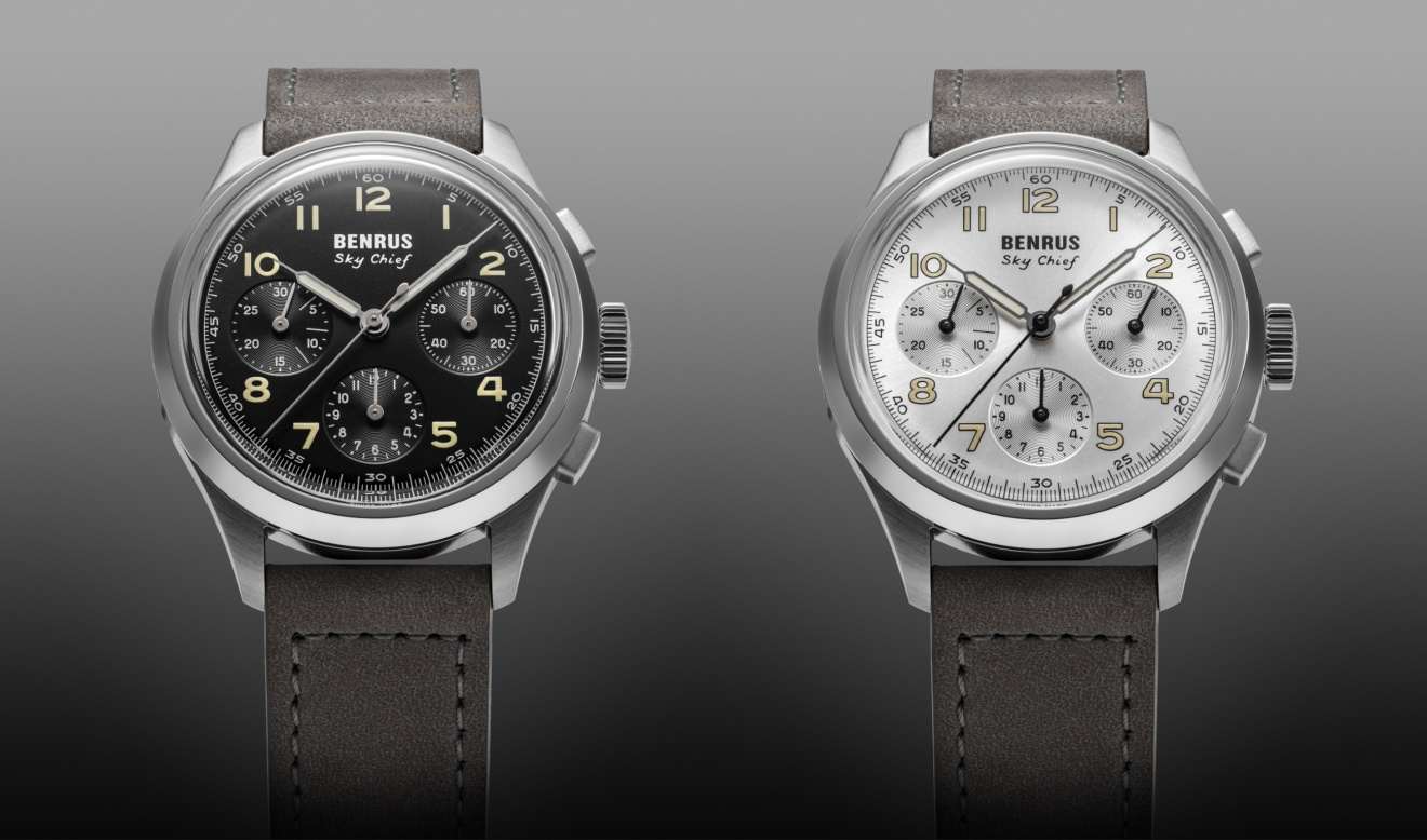Benrus sky chief chronograph 36mm