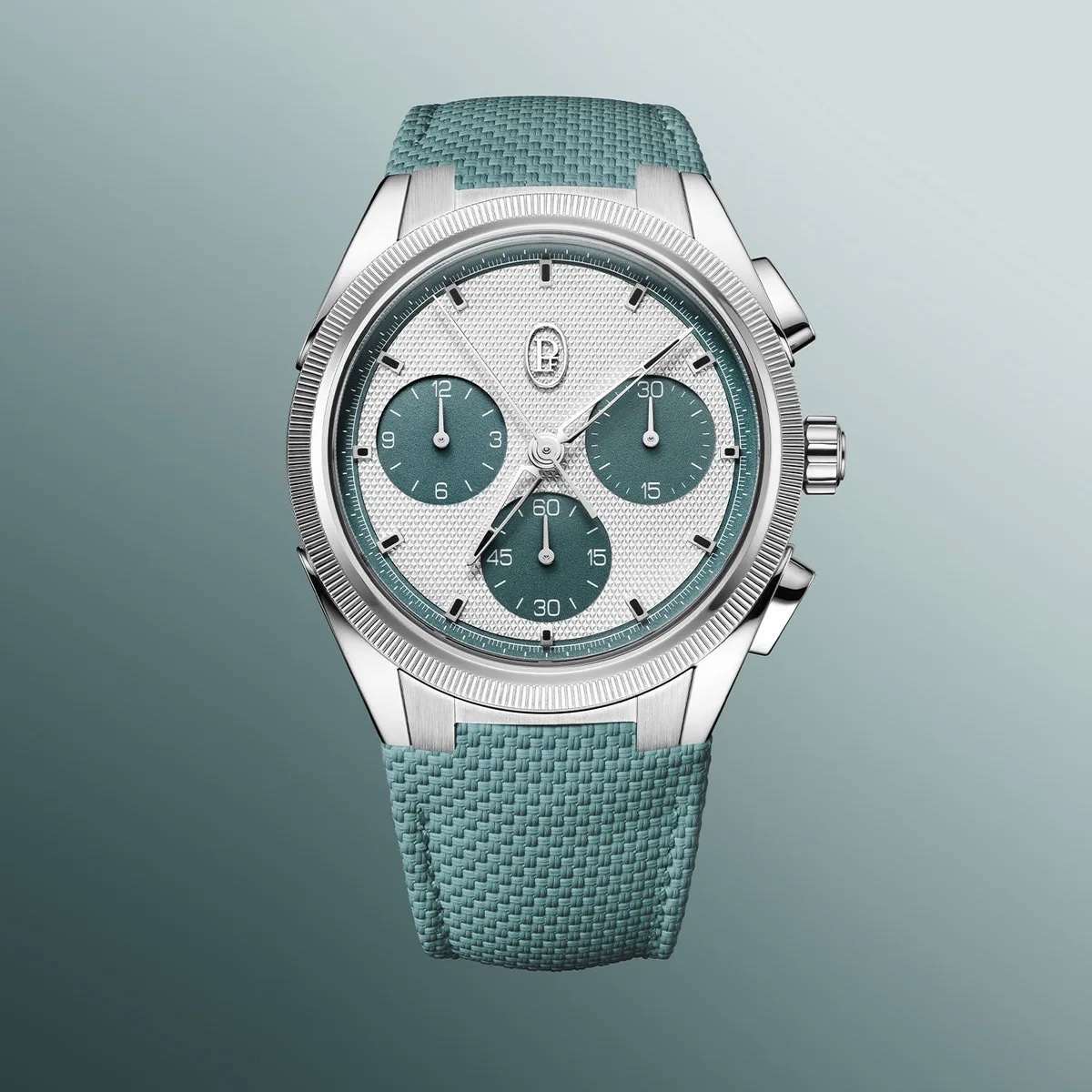 Parmigiani fleurier tonda pf sport chronographe silver verzasca 1