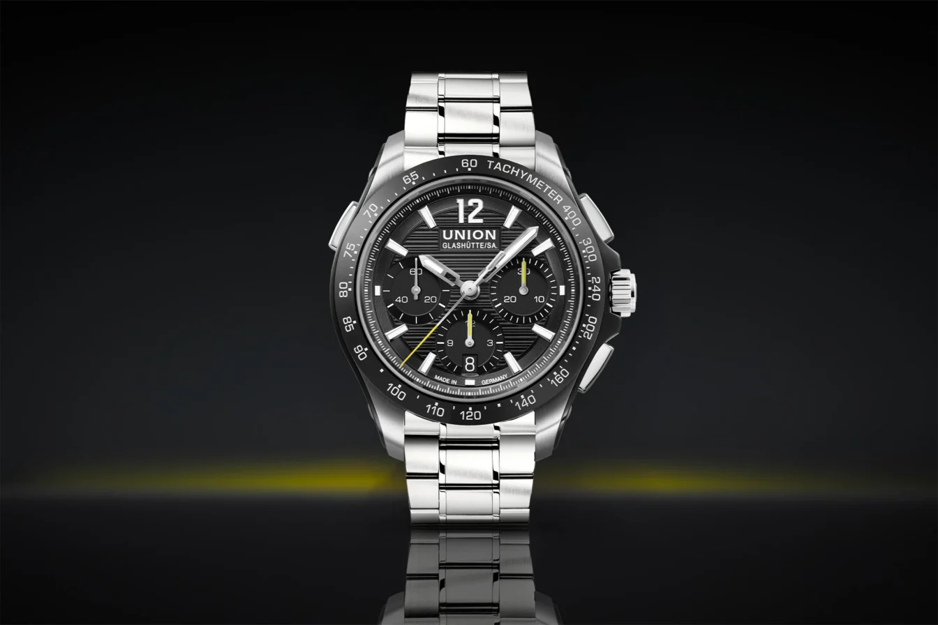 Union glashutte belisar chronograph sport bracelet acier