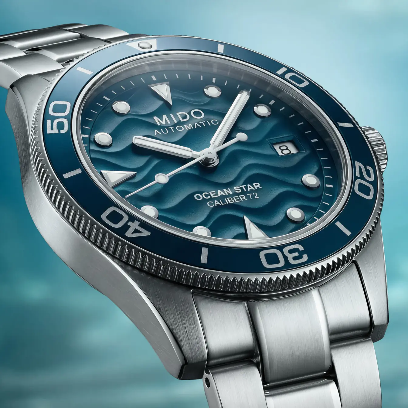 Mido Ocean Star 39 Abyss Blue